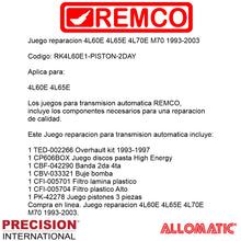 Juego reparacion 4L60E 4L65E 4L70E M70 1993-2003