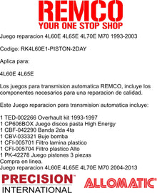Juego reparacion 4L60E 4L65E 4L70E M70 1993-2003