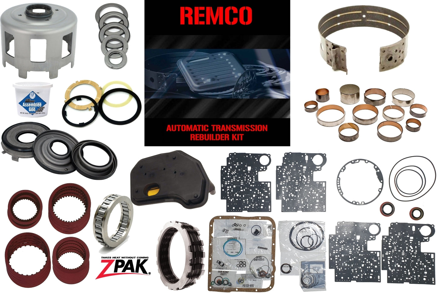 Juego reparacion 4L60E 4L65E M32 97-03 Super master Stage1 con campana