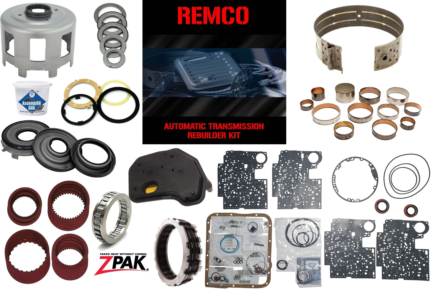 Juego reparacion 4L60E 4L65E M32 97-03 Super master Stage1 con campana