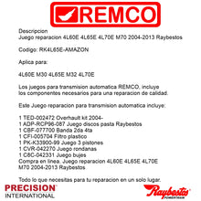 Juego reparacion 4L60E 4L65E 4L70E M70 2004-2013 Raybestos