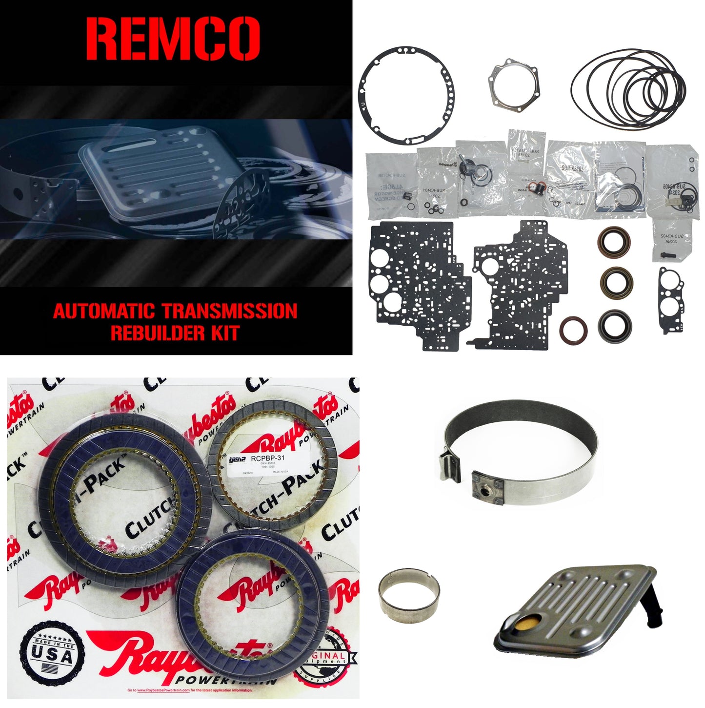 Juego reparacion basica 4L80E 4L85E 1990-1996 GEN2