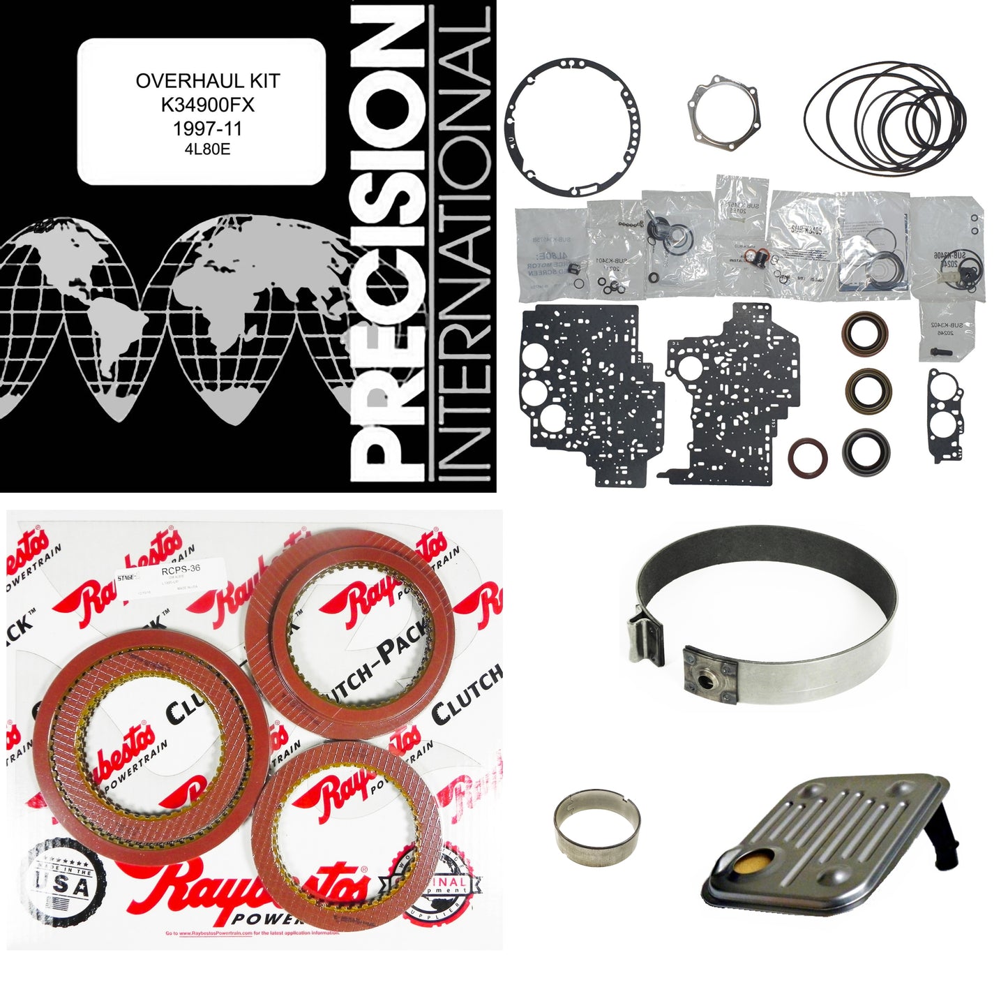 Juego reparacion basica 4L80E 4L85E 1997-2011 Stage1