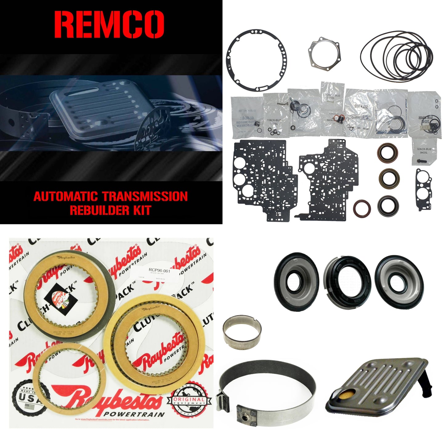 Juego reparacion basica 4L80E 4L85E 1997-2011 Raybestos