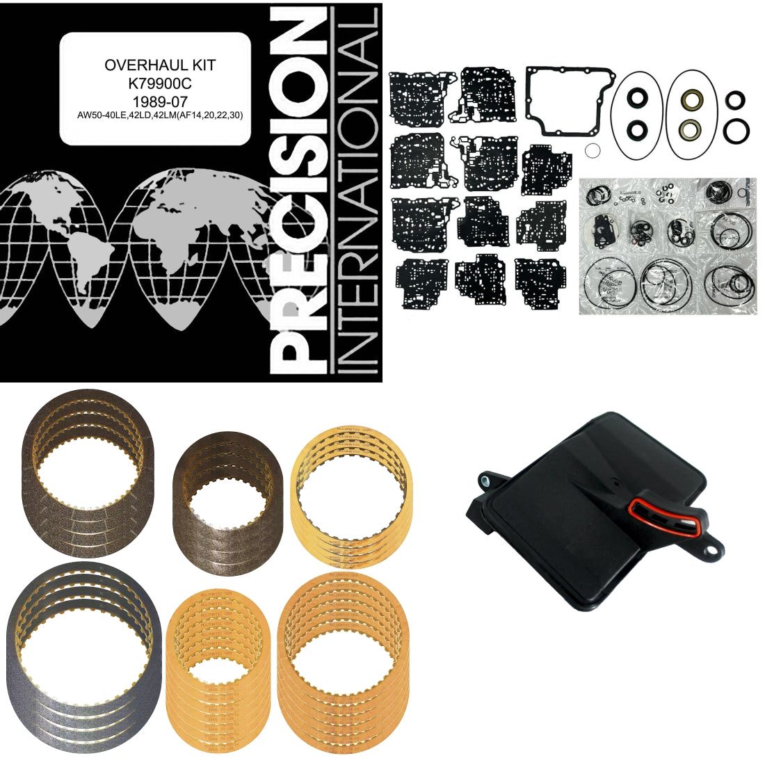 Juego reparacion basica AW55-50SN AW55-40SN AF23 RE5F22A AW55-51SN 2002-2007