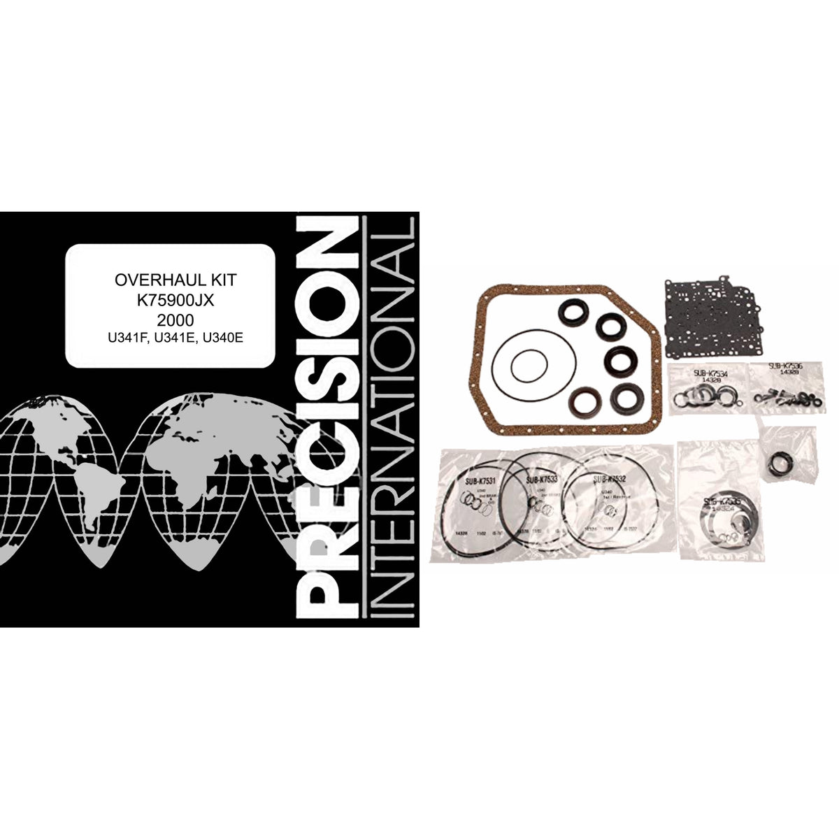 Juego empaques y ligas U340E 2000-