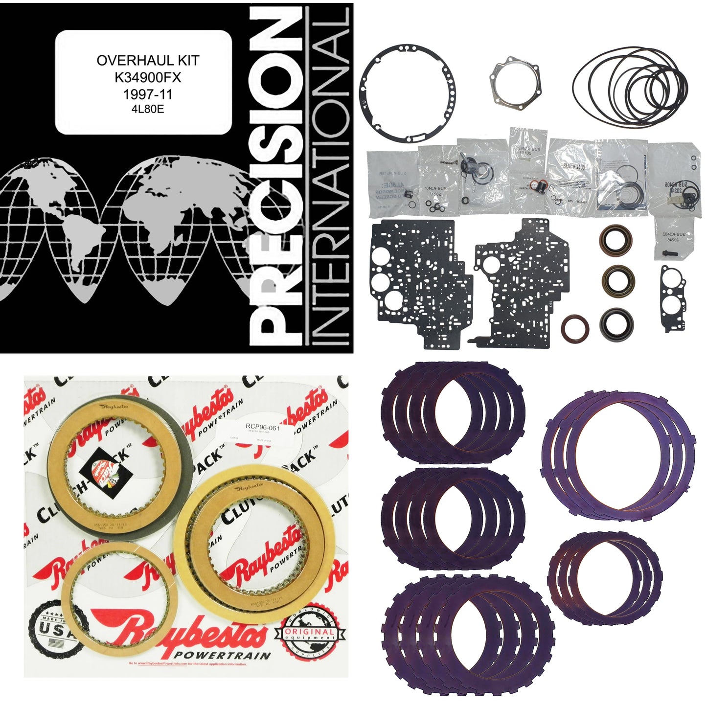 Juego Reparacion Banner Con Aceros 4L80E 1997- Raybestos