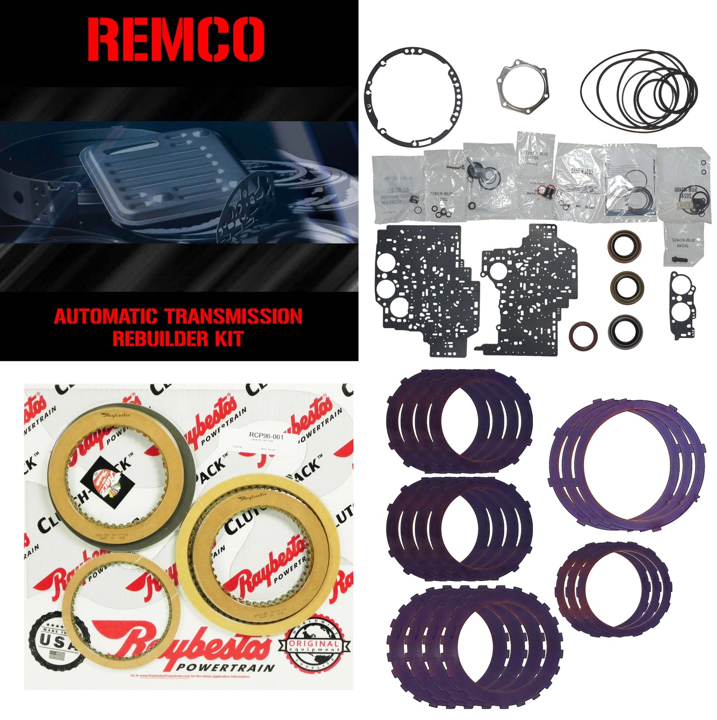 Juego Reparacion Banner Con Aceros 4L80E 1997- Raybestos