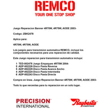 Juego Reparacion Banner 4R70W 4R75W AODE 2003-