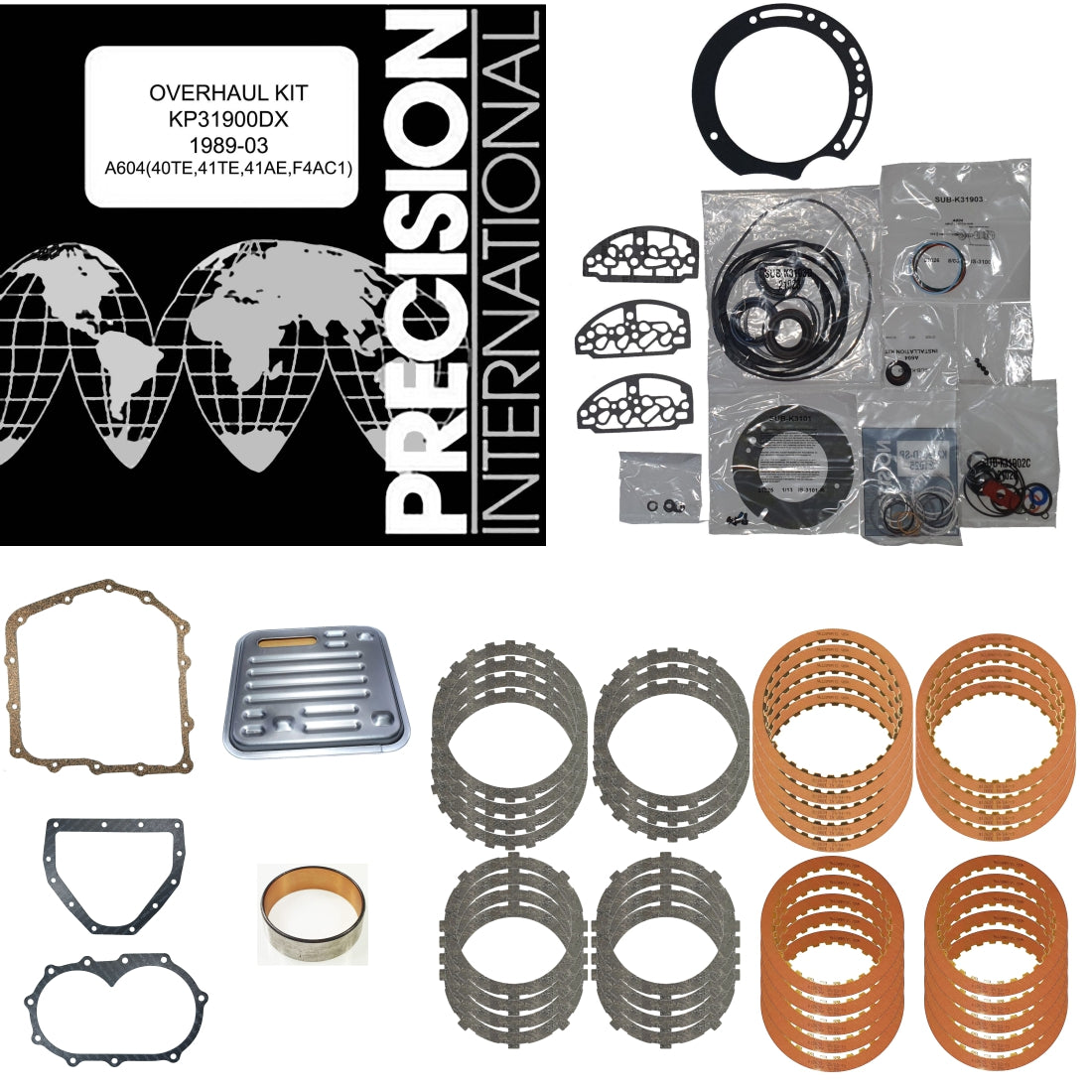 KIT Reparacion Con Aceros A604 1989-2011