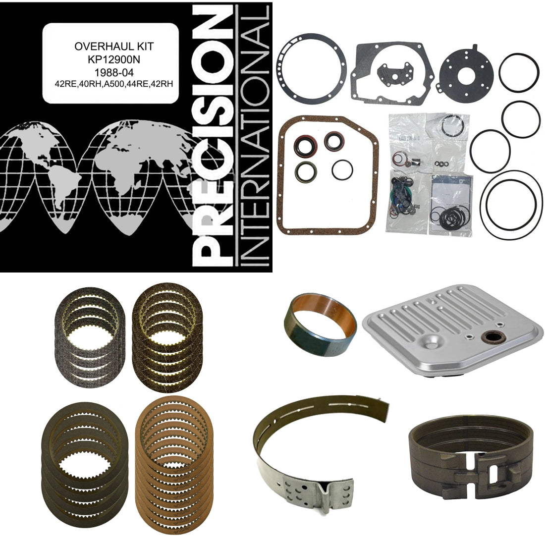 Juego reparacion A500 filtro plastico banda reversa