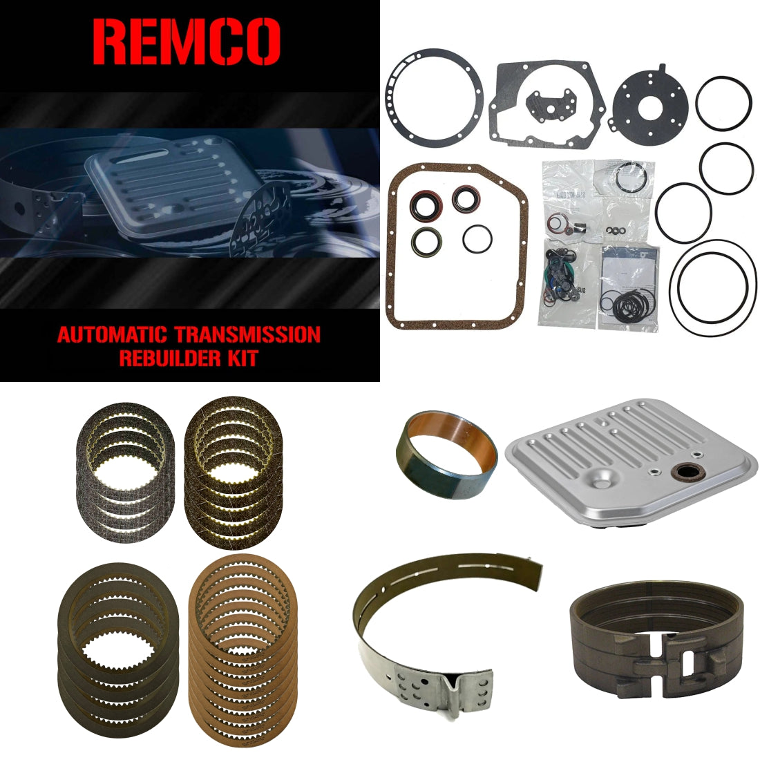 Juego reparacion A500 filtro plastico banda reversa