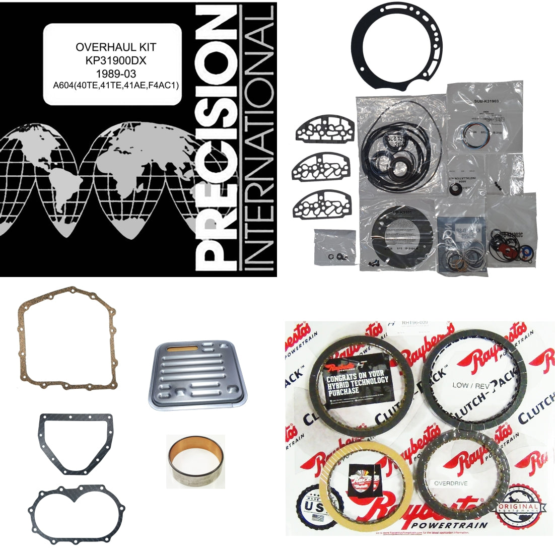 Kit basico reparacion A604 1989-2011 Raybestos