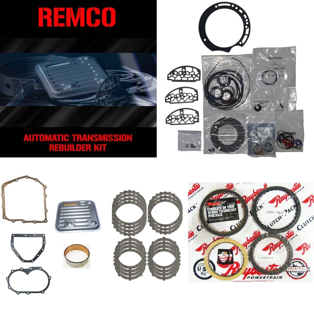 Kit Basico Reparacion Con Aceros A604 1989-2011 Raybestos