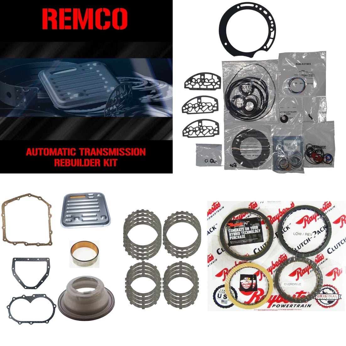 Kit Basico Reparacion Con Aceros y Piston A604 1989-2011 Raybestos