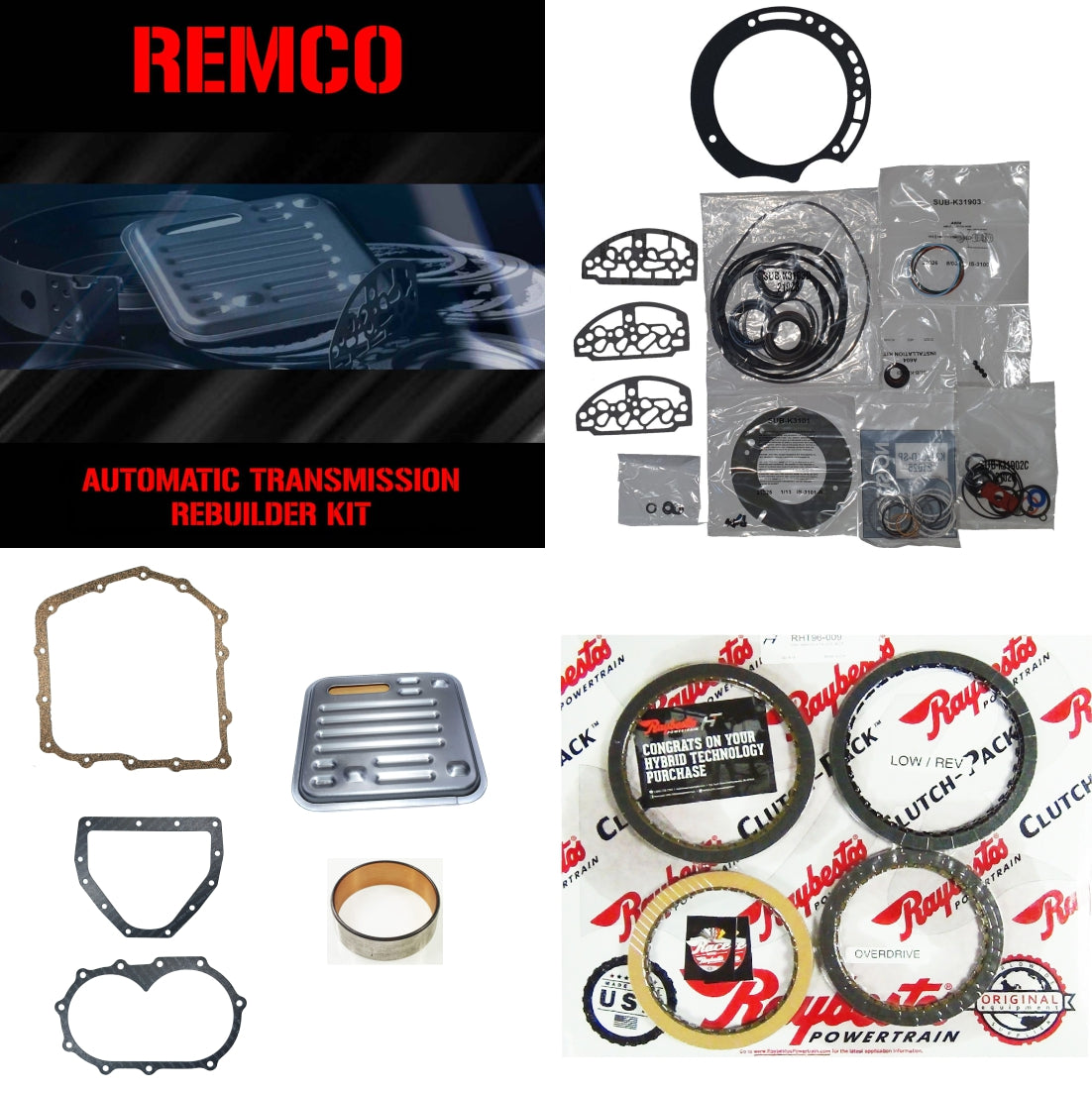 Kit basico reparacion A604 1989-2011 Raybestos