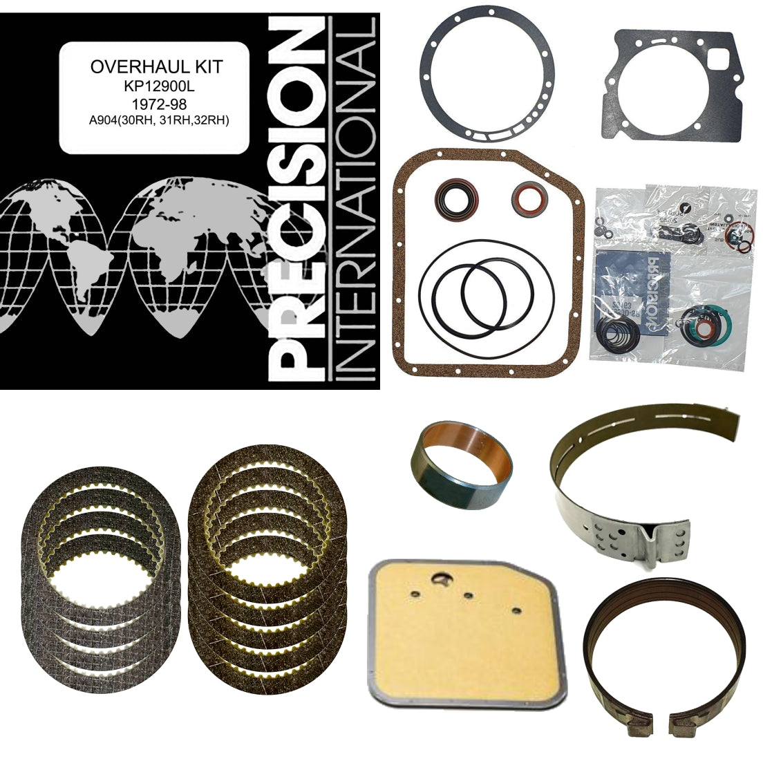 Juego reparacion A904 1972-1998 con banda reversa