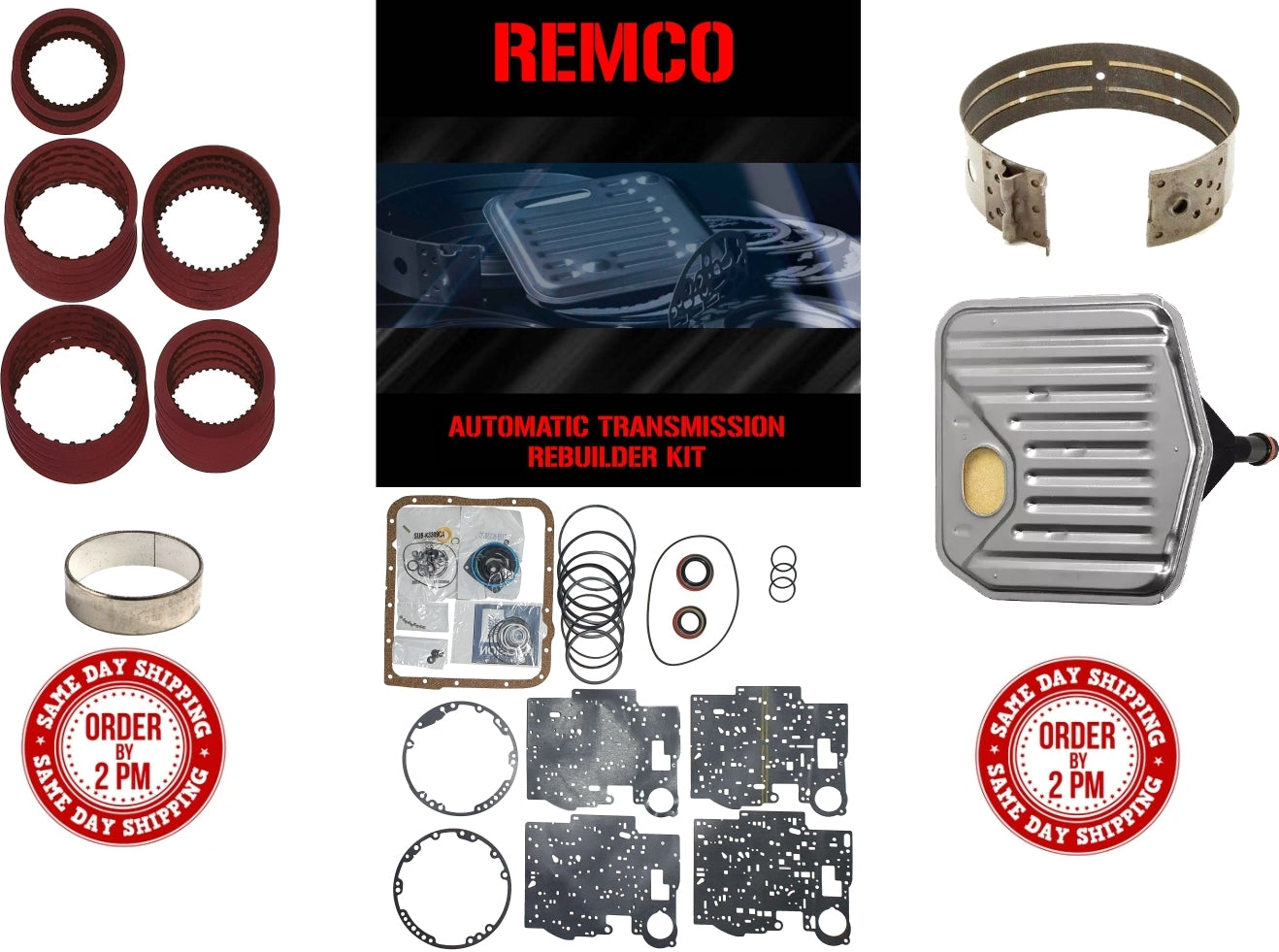 Juego reparacion Chevrolet 700-R4 1982-1993 Stage1 Raybestos rojos