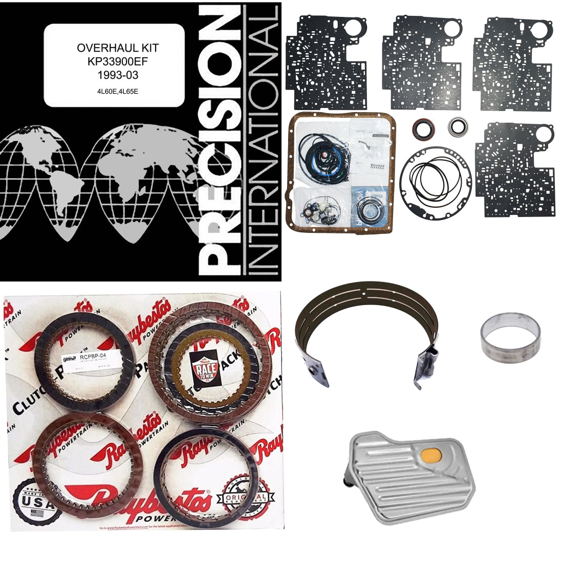 Juego reparacion 4L60E 1993-1997 GEN2 Raybestos azules