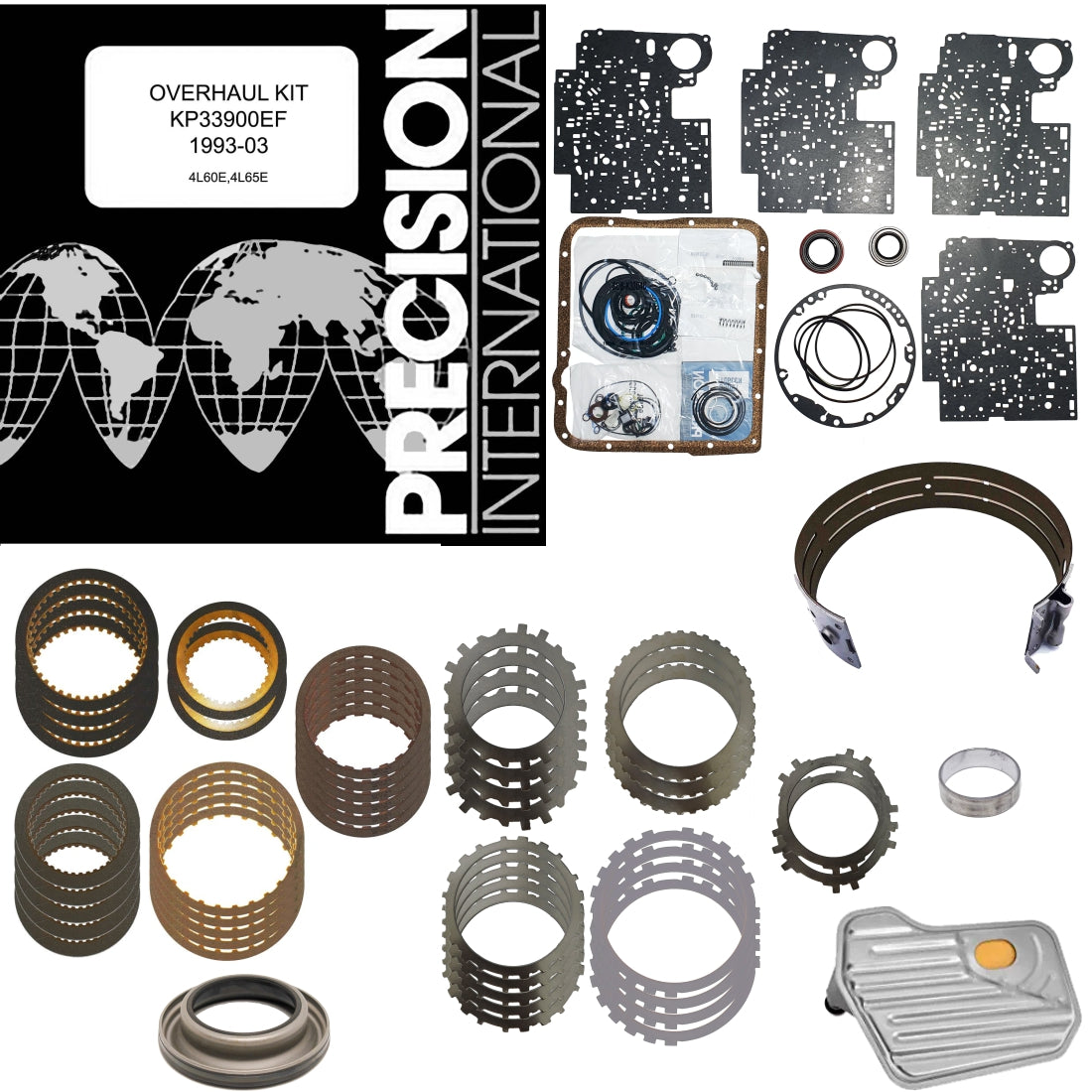 Juego reparacion 4L60E M30 4L65E M32 1993-1997 Basico High Energy y aceros