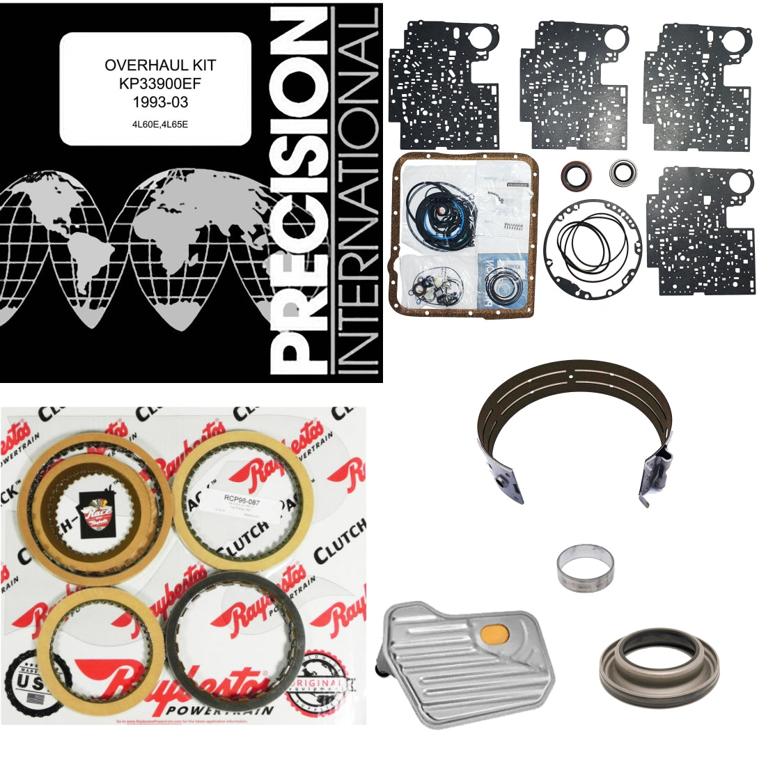 Juego reparacion Chevrolet 4L60E 1993-1997 Raybestos y piston