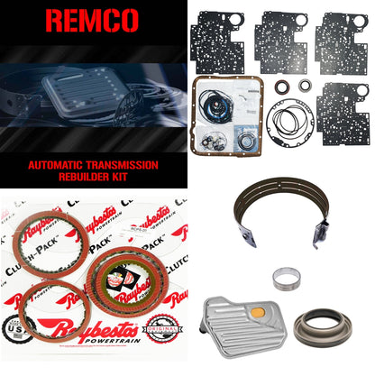 Juego reparacion 4L60E 1993-1997 Stage1 Raybestos rojos y piston
