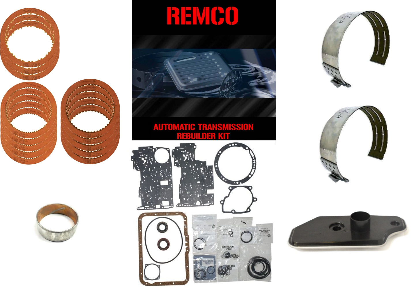 Juego reparacion 4R44E 1995-1996 filtro alto