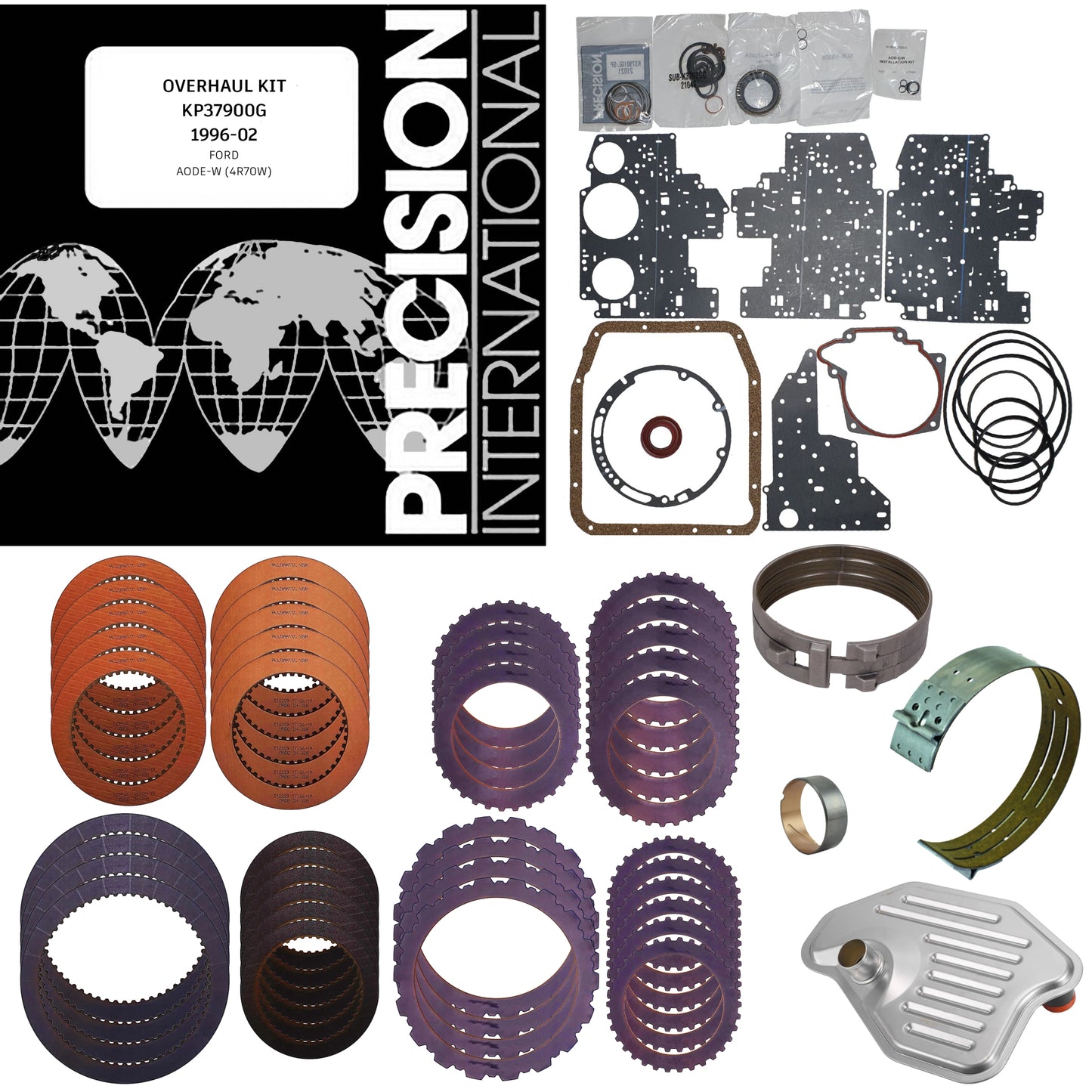 Juego reparacion aceros banda reversa 4R70W AODE 96-02