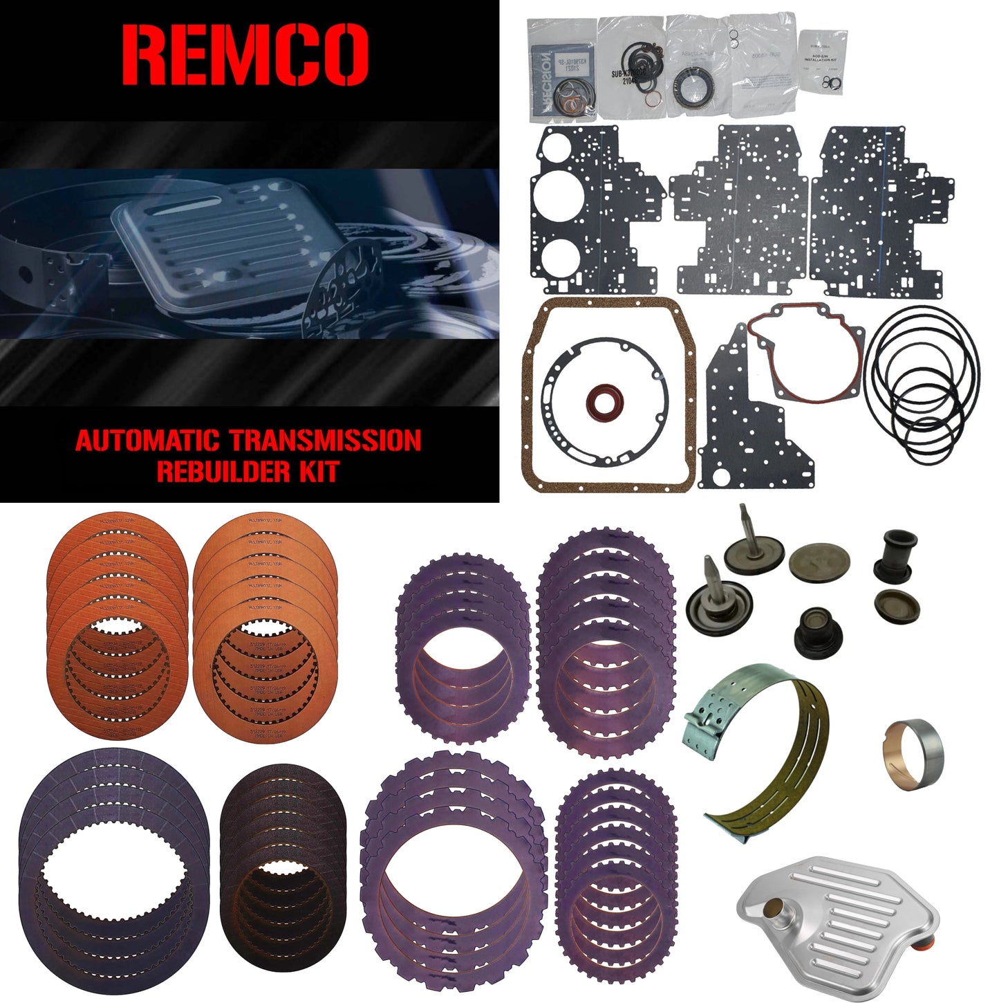 Juego reparacion pistones discos acero 4R70W AODE 96-02