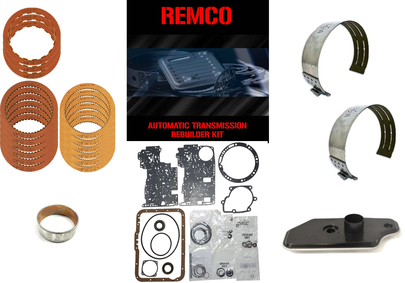 Juego reparacion 4R55E 1997 filtro alto