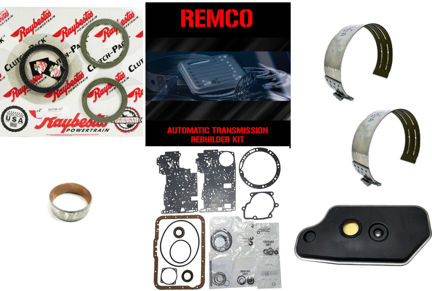 Juego reparacion 4R55E 1997-filtro bajo raybestos