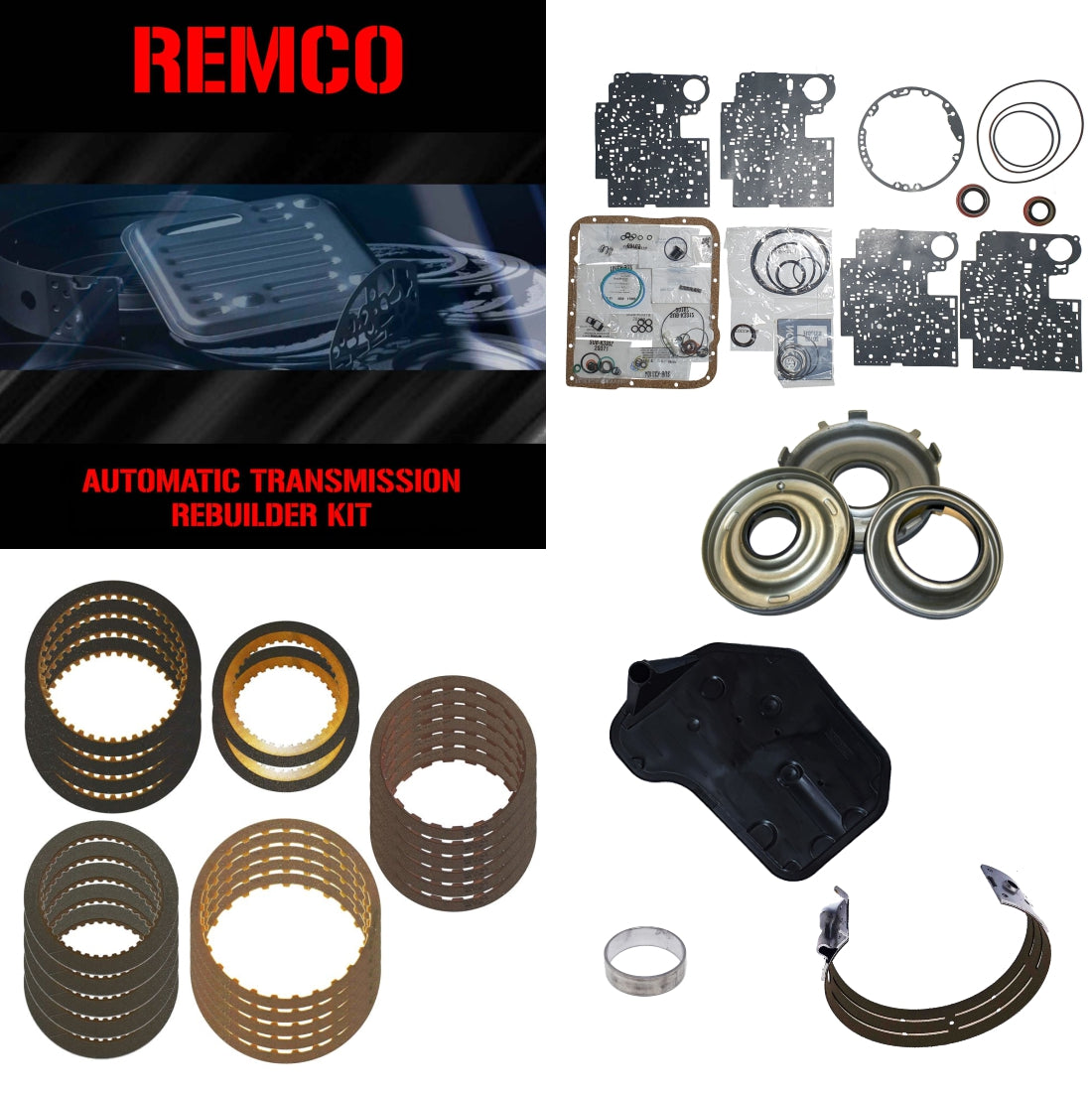 Juego reparacion basica 4L60E 4L65E M32 1997-2003 High Energy y pistones