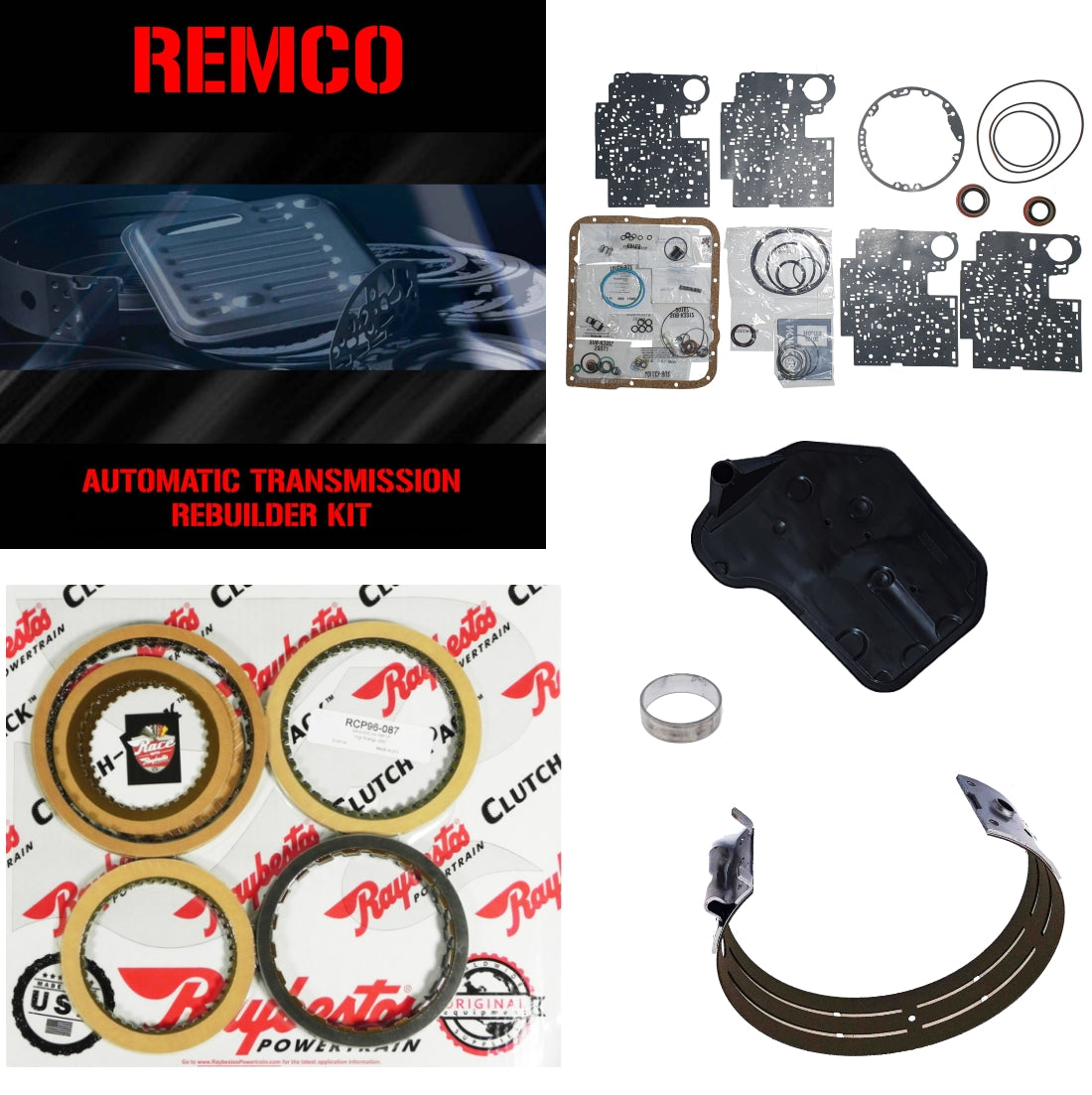 Juego reparacion Chevrolet 4L60E 1997-2003 Raybestos y pistones