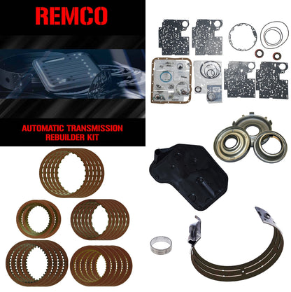 Juego reparacion 4L60E 1997-2003 Stage1 Raybestos rojos y pistones