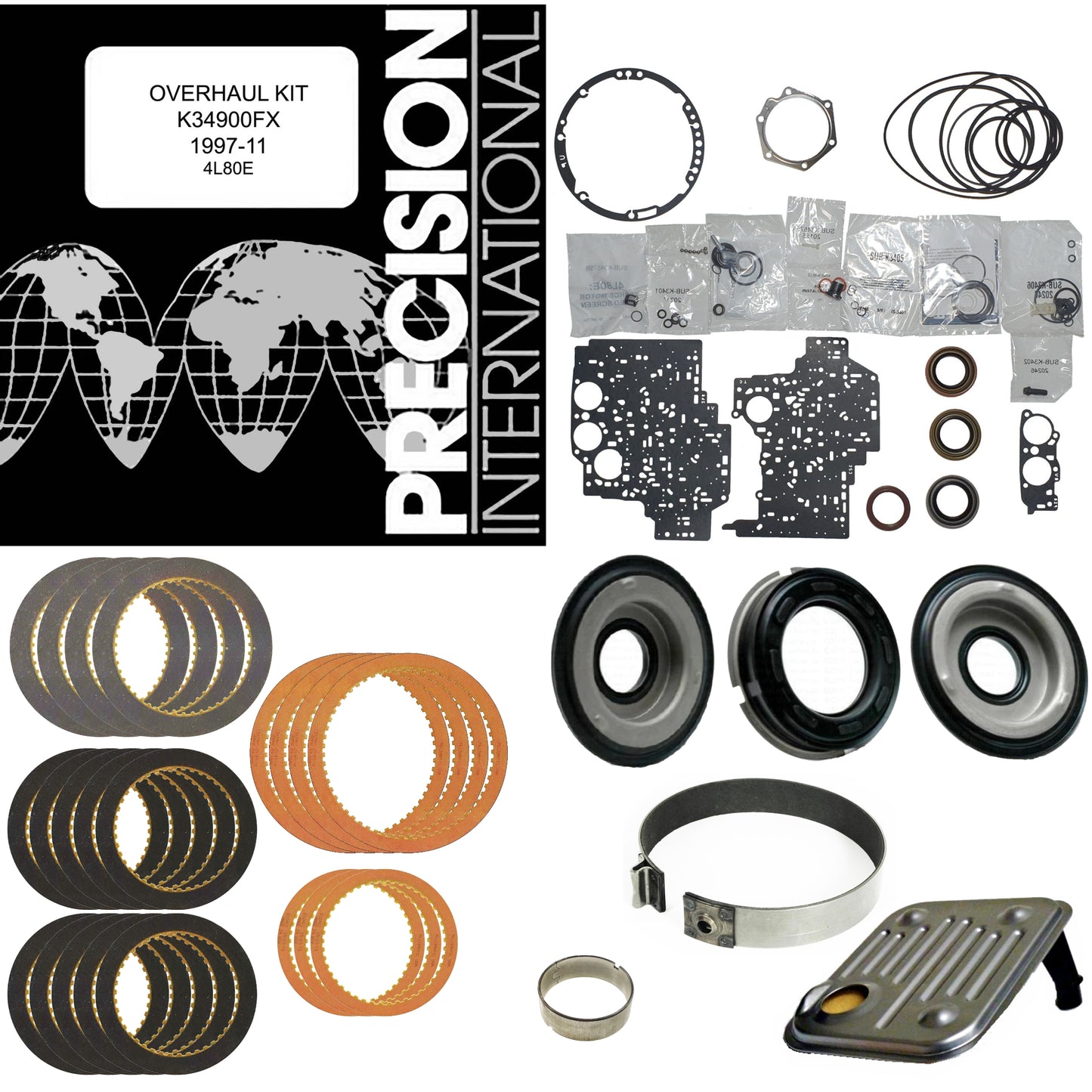 Juego reparacion con pistones 4L80E 1997-
