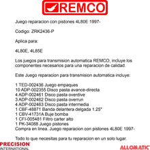 Juego reparacion con pistones 4L80E 1997-