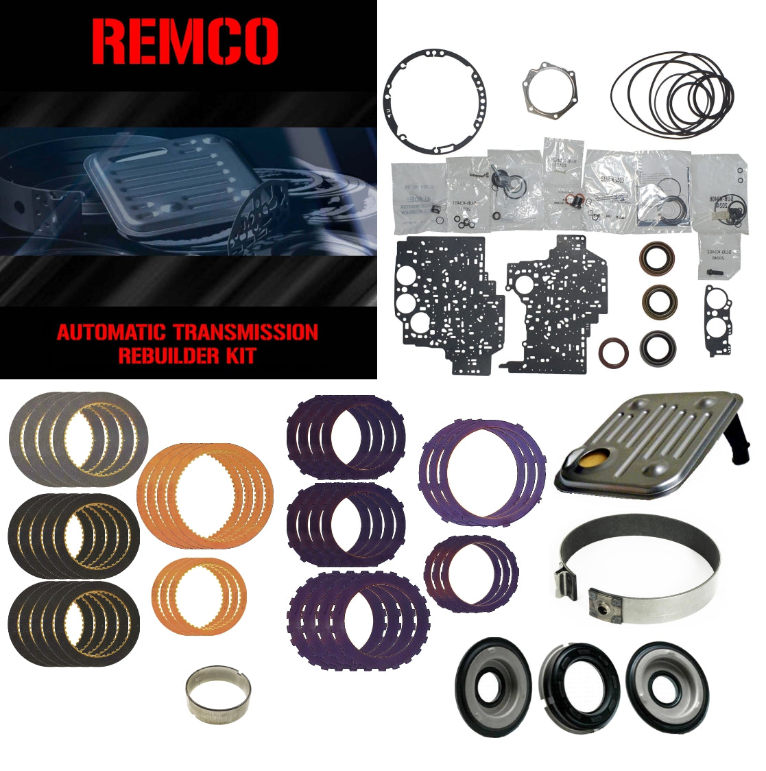 Juego reparacion con pistones y discos acero 4L80E 1997-