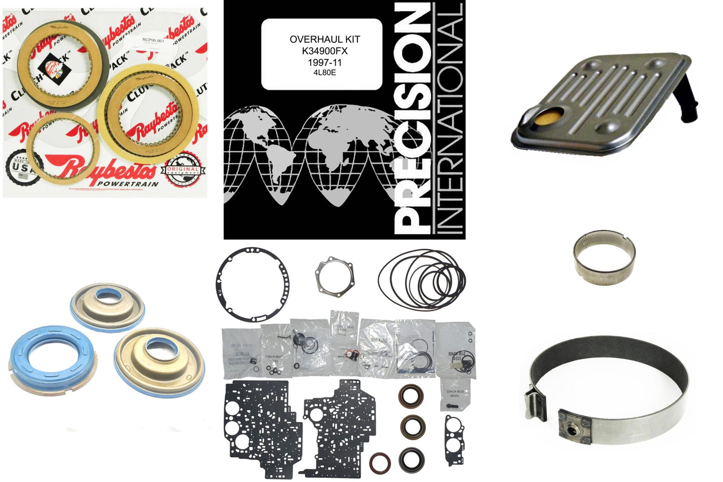 Juego reparacion con pistones 4L80E 1997- Raybestos