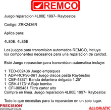 Juego reparacion 4L80E 1997- Raybestos