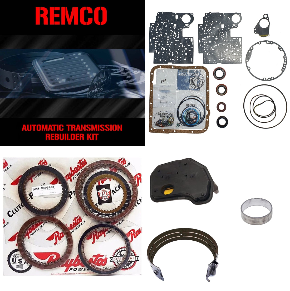 Juego reparacion Chevrolet 4L60E 2004-2013 GEN2 Raybestos Azules