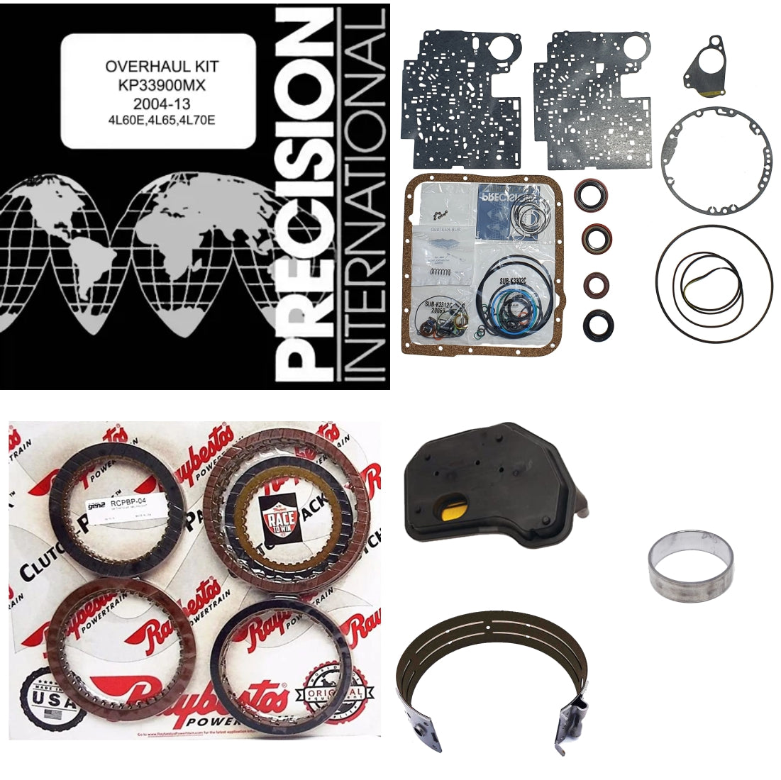 Juego reparacion Chevrolet 4L60E 2004-2013 GEN2 Raybestos Azules