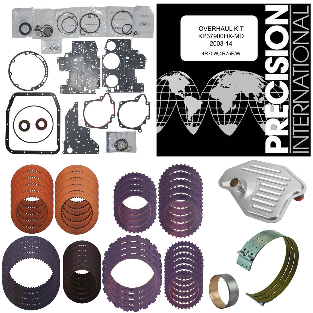 Juego reparacion con aceros 4R70W 4R75W AODE 2003-