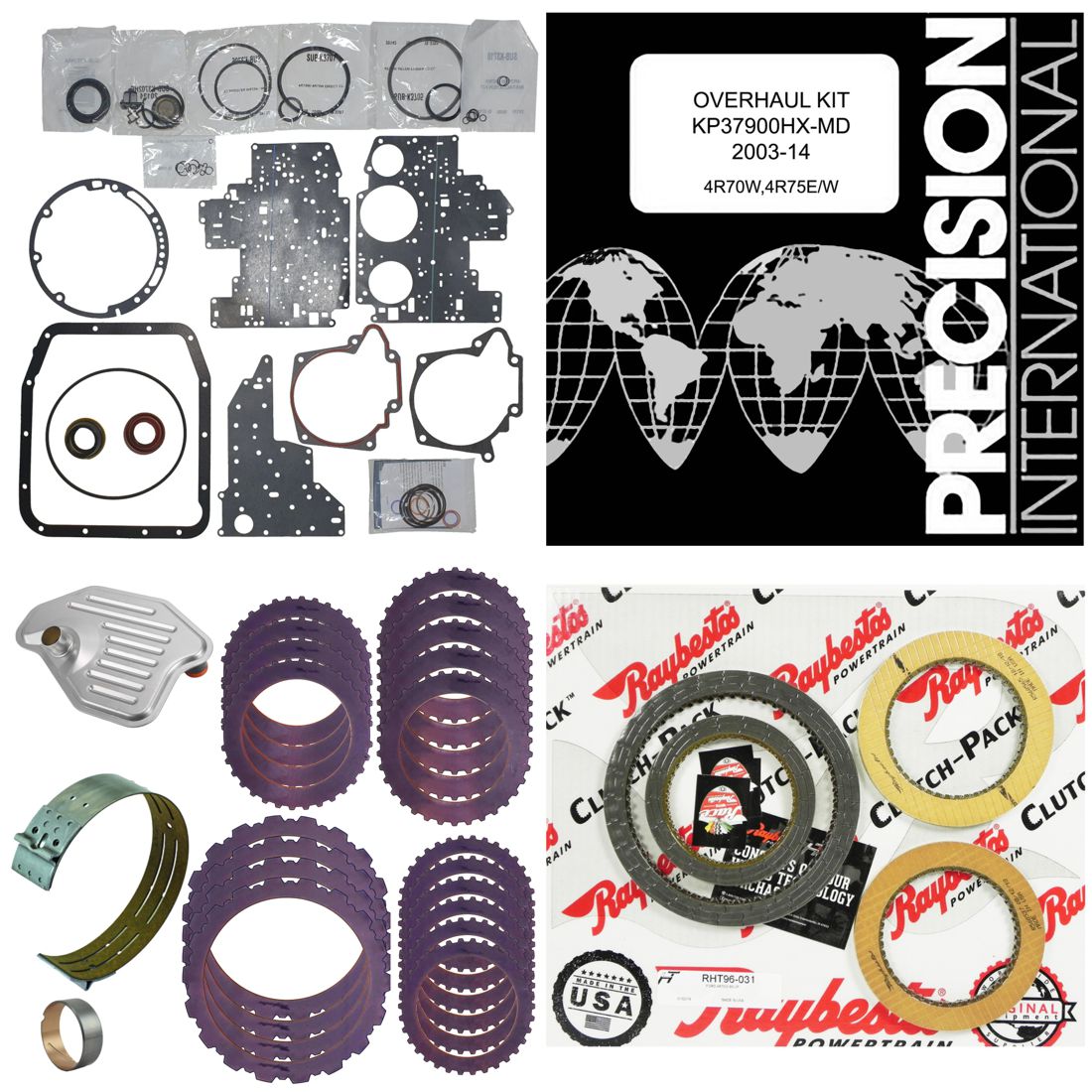 Juego reparacion con aceros 4R70W 4R75W AODE 2003- Raybestos