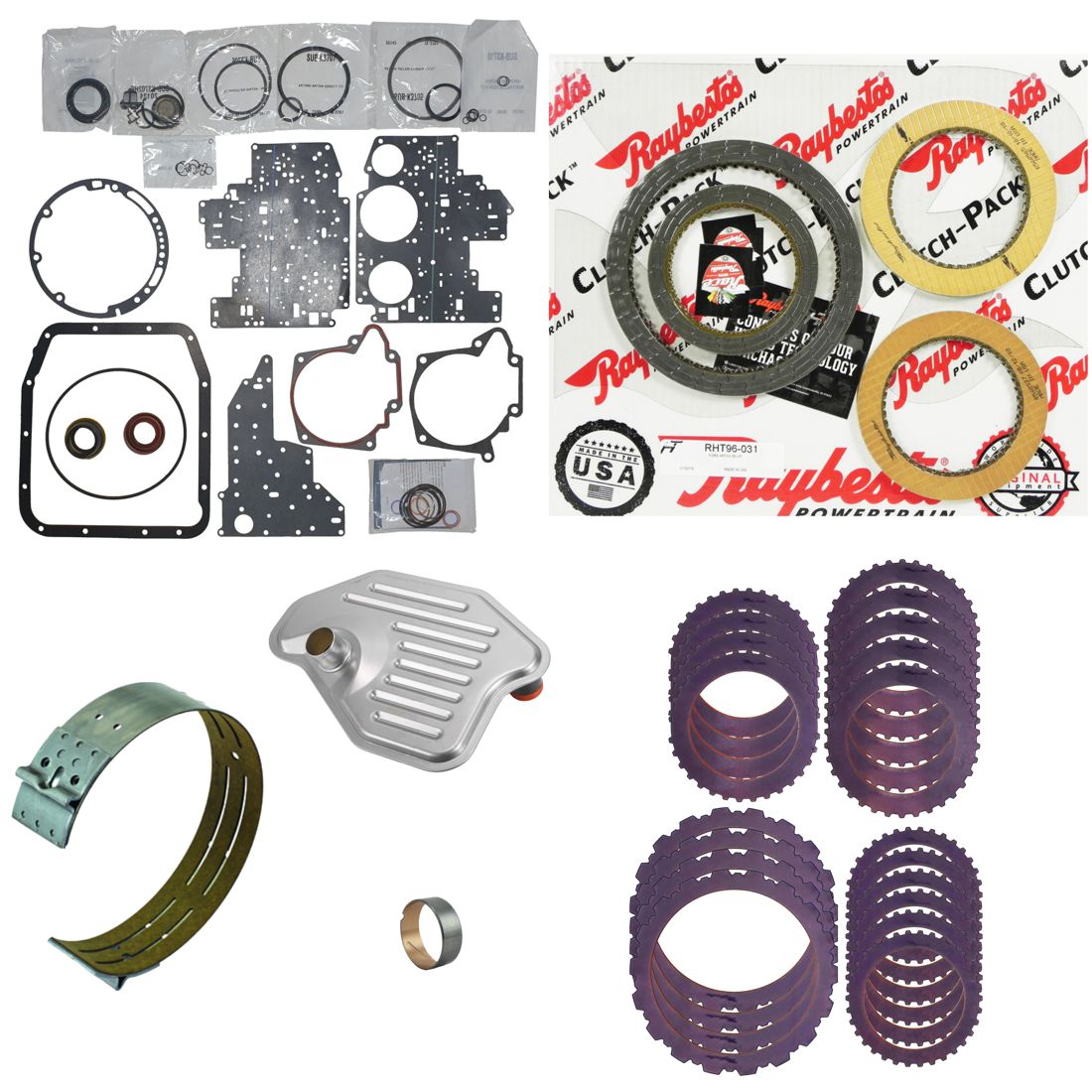 Juego reparacion con aceros 4R70W 4R75W AODE 2003- Raybestos