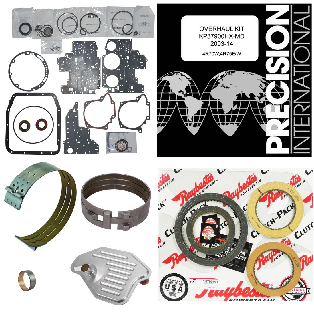 Juego reparacion con banda reversa 4R75W 2003 raybestos