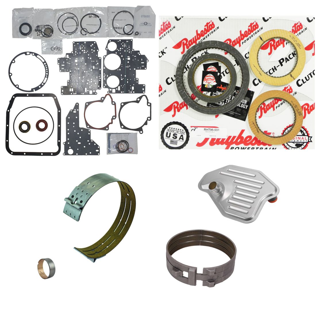 Juego reparacion con banda reversa 4R75W 2003 raybestos