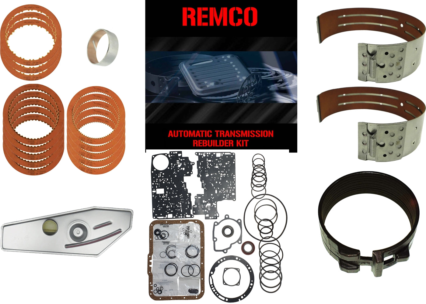 Juego reparacion A4LD 1985-1994 filtro bajo y banda reversa