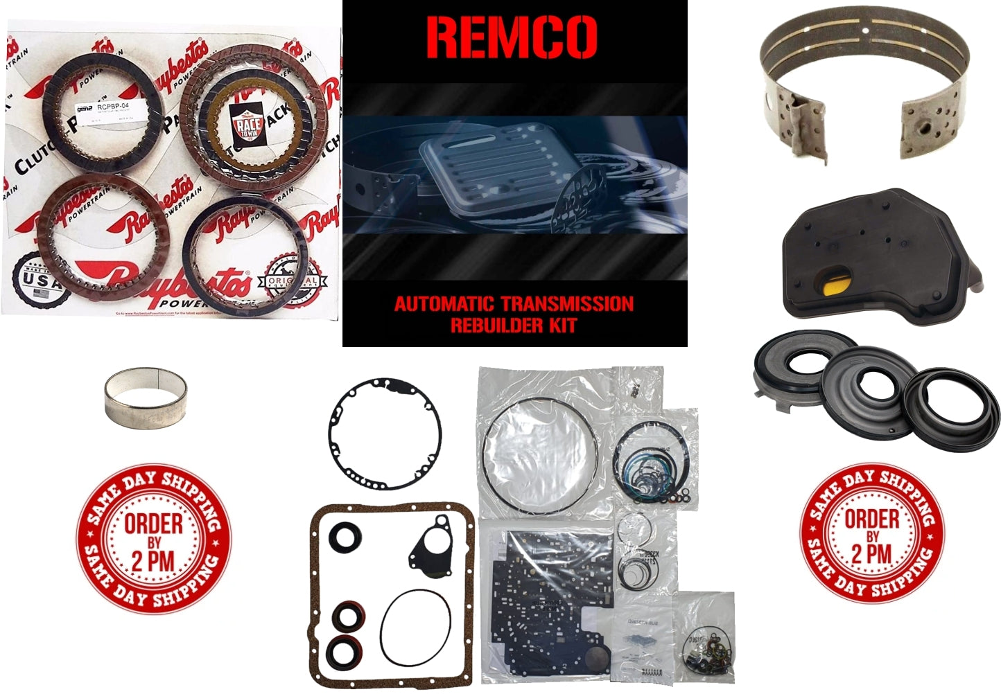 Juego reparacion 4L60E GEN2 Raybestos 2007- y pistones