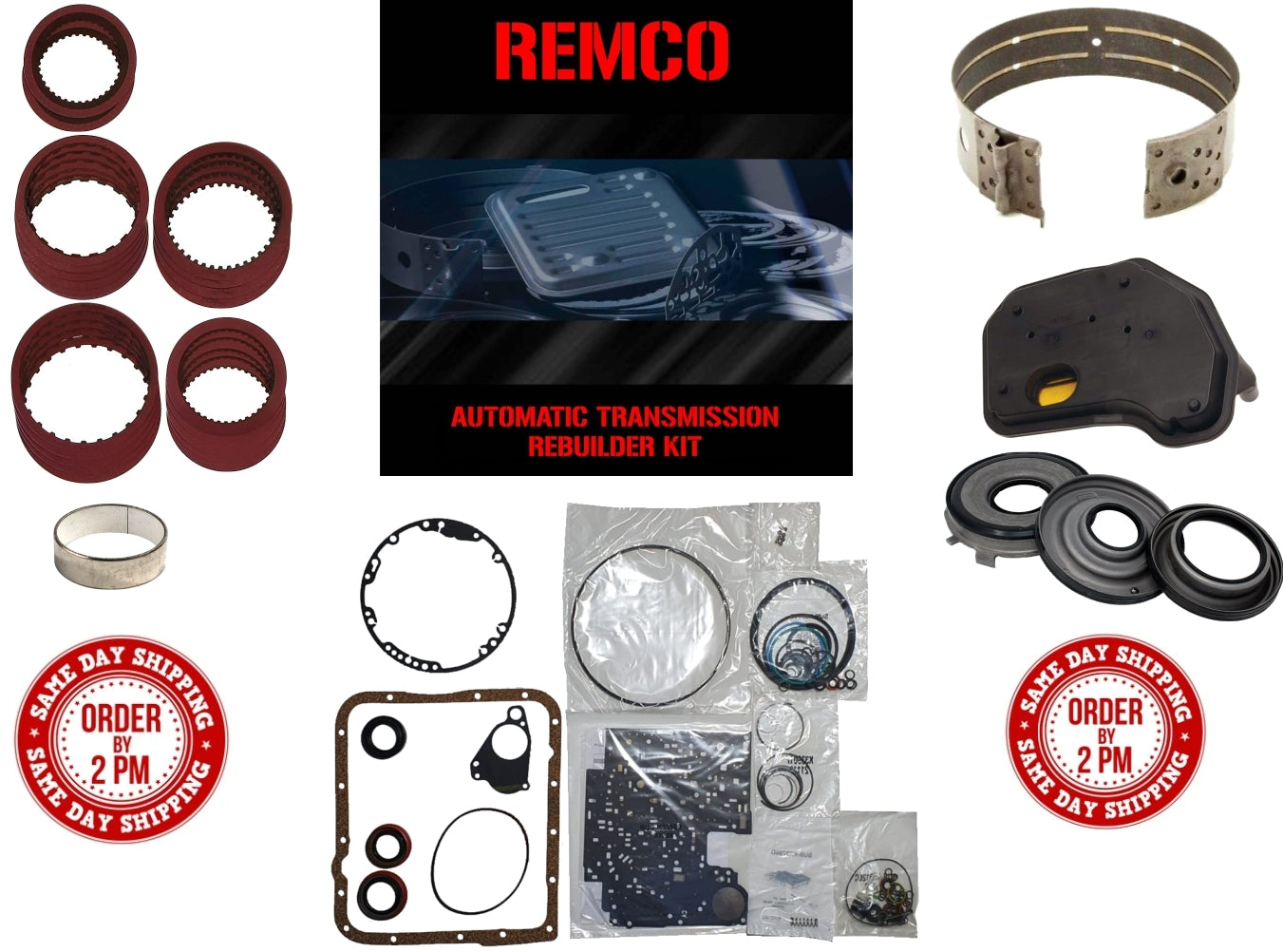 Juego reparacion 4L60E Stage1 Raybestos 2007- y pistones