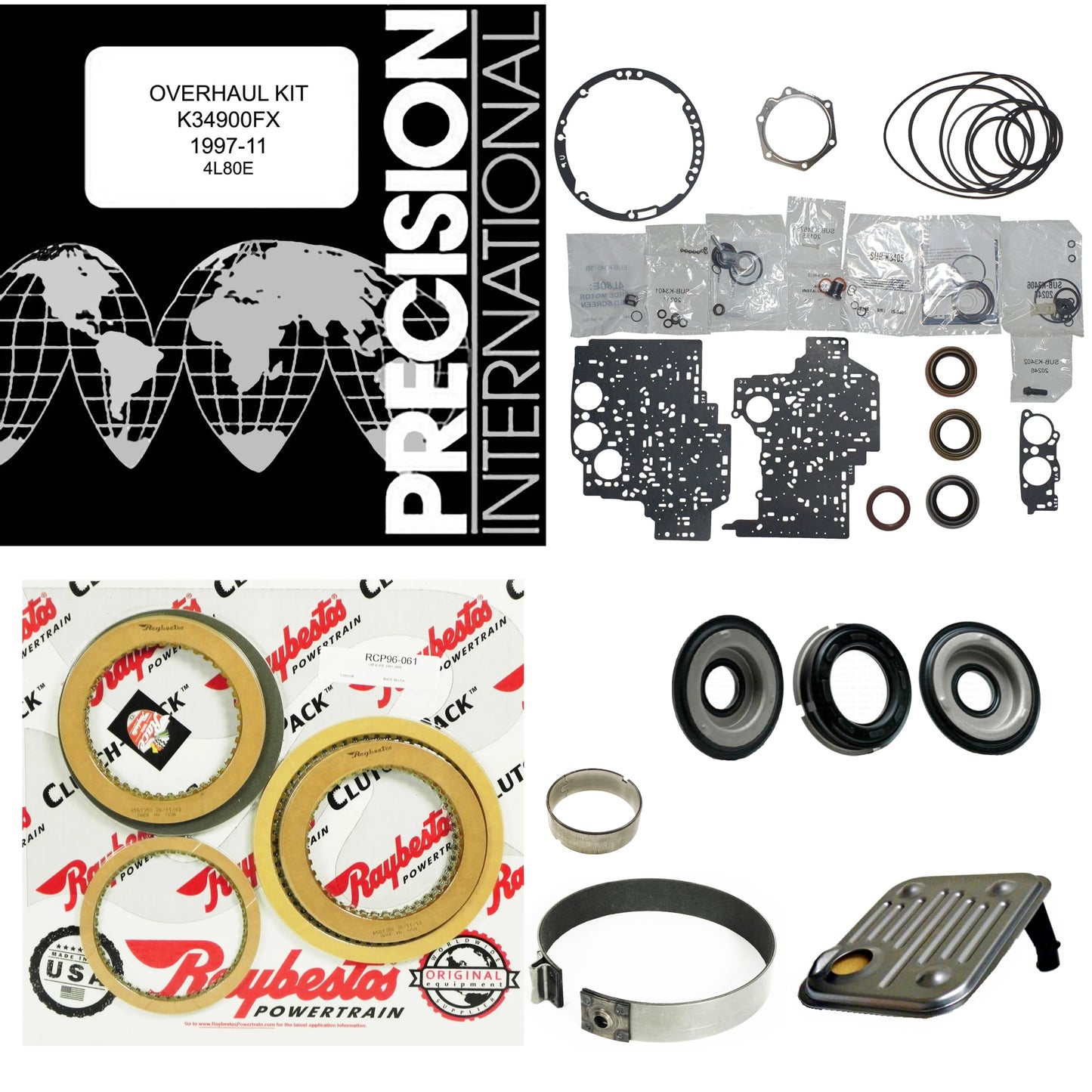 Juego reparacion basica 4L80E 4L85E 1997-2011 Raybestos